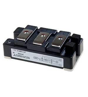 CM100DU-24F, 2 IGBT RTC 1200V 100A 4-gen (F-Series)
