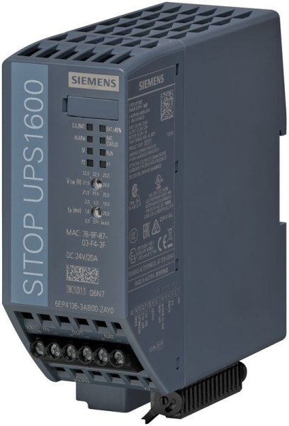 Блок бесперебойного питания 6EP4136-3AB00-2AY0 Siemens SITOP UPS1600 20A