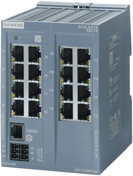 Промышленный управляемый коммутатор 6GK5216-0BA00-2AB2 Siemens SCALANCE XB216