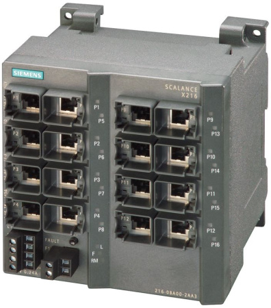Управляемый IE коммутатор 6GK5216-0BA00-2AA3 Siemens SCALANCE X216